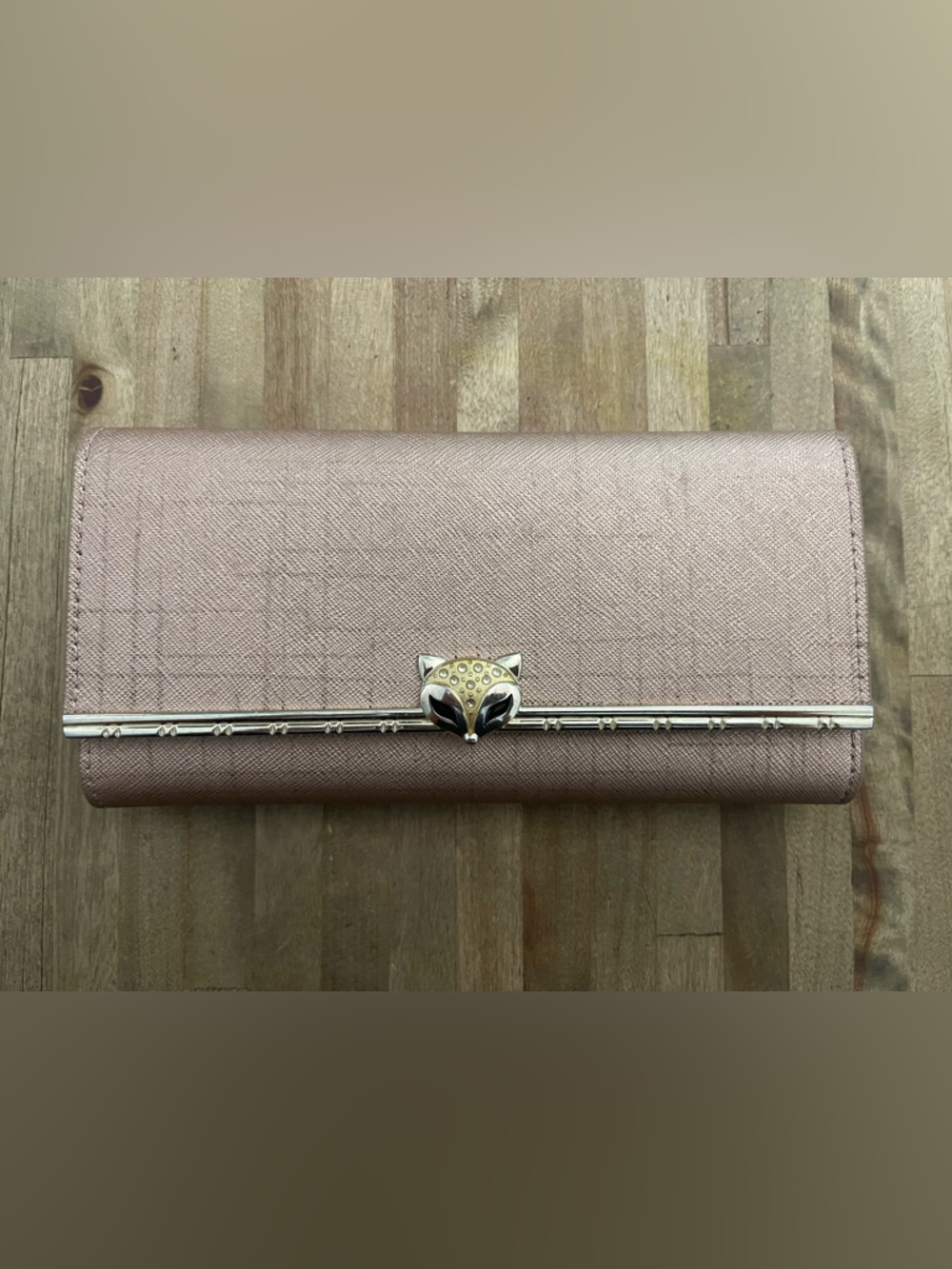 Rose Gold Foxer Wallet / Clutch